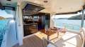 Island Gypsy 650 Motor Yacht Custom:Comfortable Aft Deck