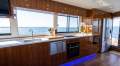 Island Gypsy 650 Motor Yacht Custom:Galley with a View
