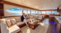 Island Gypsy 650 Motor Yacht Custom:Spacious Saloon